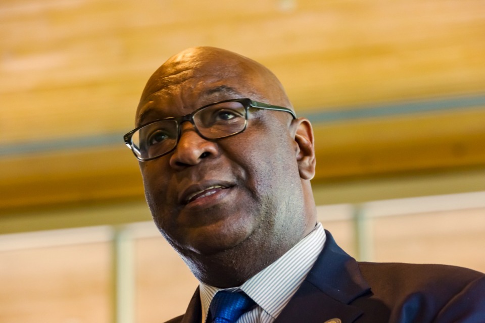 <strong>A resolution that would have started the process of naming a joint city-county consolidation charter commission was sponsored by Commissioner Reginald Milton, seen here in August.</strong> (Daily Memphian file)