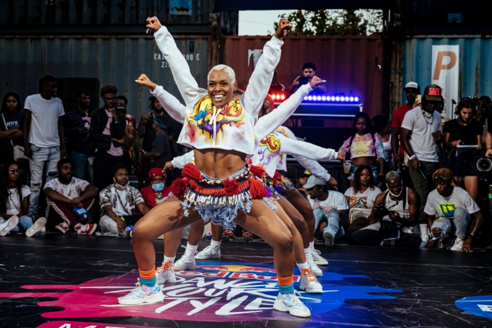 <strong>Louisiana dance crew LA Mix performs during Red Bull's Dance Your Style at Railgarten on Sunday, Oct. 10, 2021.</strong> (Ziggy Mack/Special to The Daily Memphian)