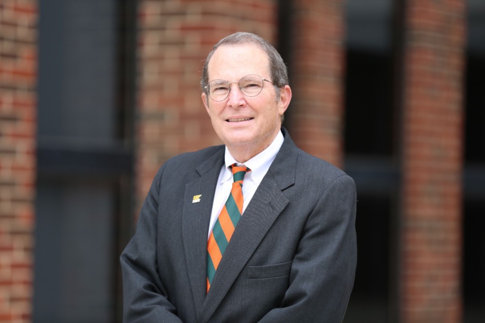 <strong>University of Tennessee Health Science Center Chancellor Dr. Steve Schwab gave his final State of the University address Thursday.</strong> (Mark Weber/The Daily Memphian file)