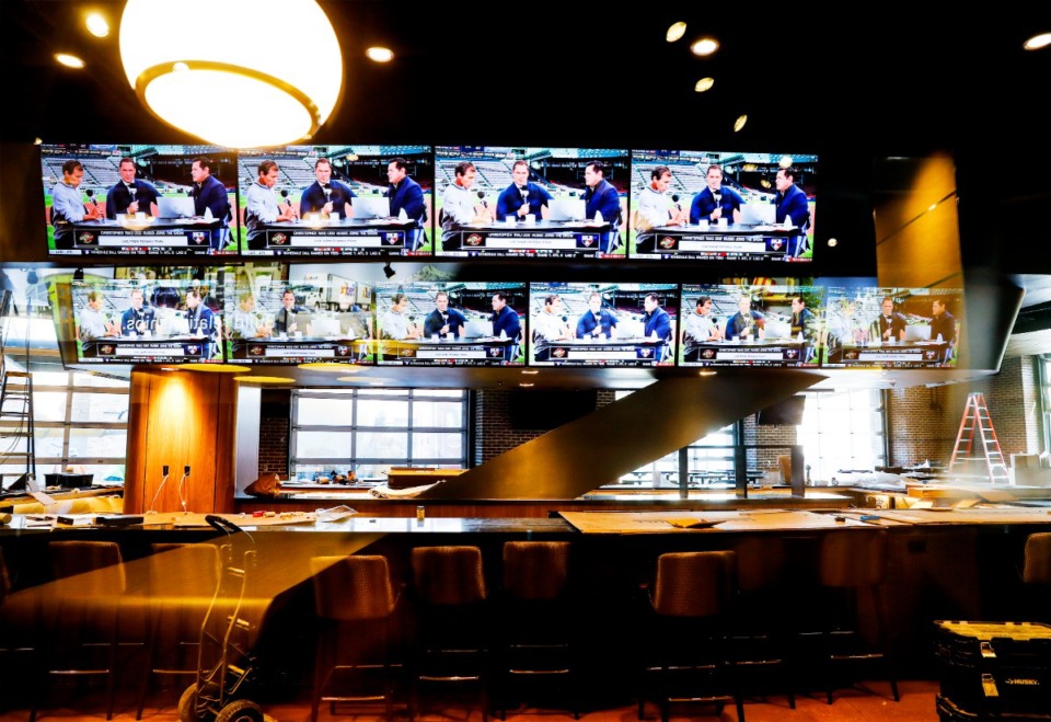 <strong>FedExForum will feature a WynnBET Sports Bar this season, with more than 30 televisions showing sports on Forum event nights, weekends and on other big sports nights.</strong> (Mark Weber/The Daily Memphian)