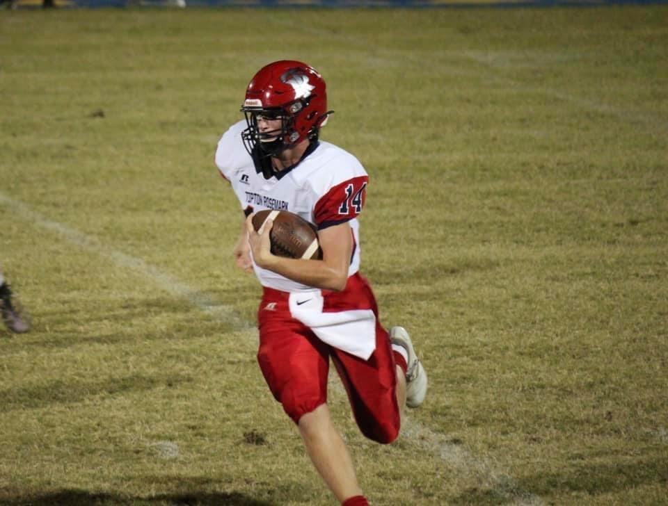 <strong>Quarterback Payne Fullen of Tipton-Rosemark Academy is the Player of the Week.</strong> (Courtesy Tipton-Rosemark Academy)