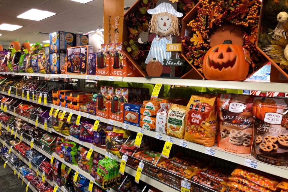 <strong>When Halloween falls on a Sunday, there&rsquo;s often confusion about which day to trick or treat and which day the half-price sales on candy will begin.</strong> (AP Photo/Robert F. Bukaty)
