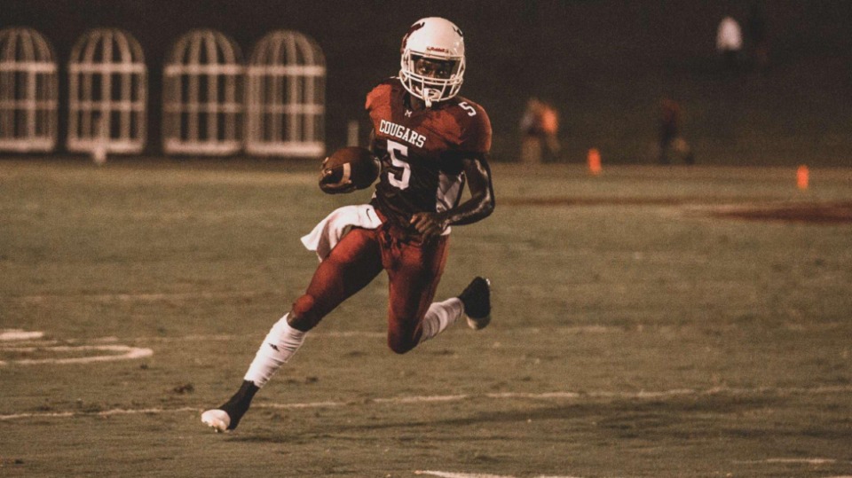 <strong>Munford High sophomore Jordan Bell was outstanding in his team&rsquo;s 55-14 victory over Kingsbury. He captured 52.2% of this week&rsquo;s total votes.</strong> (Courtesy of DP Photography)