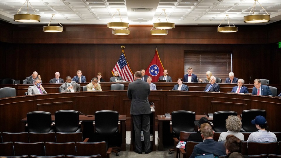 <strong>The House Public Health Committee meets Thursday, Oct. 28, 2021, in Nashville.</strong> (Mark Humphrey/AP)