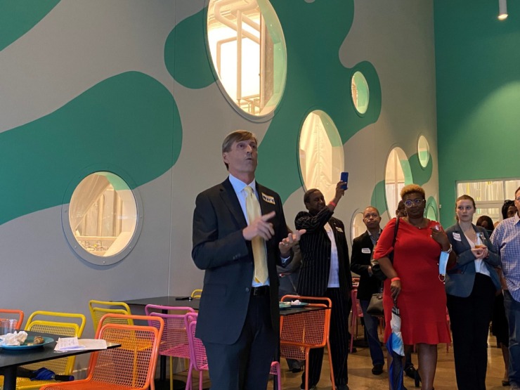 <strong>Criminal Court Judge Mark Ward opened his re-election campaign last week at Wiseacre brewing Downtown, emphasizing his 17 years of experience on the bench.</strong> (Bill Dries/The Daily Memphian)
