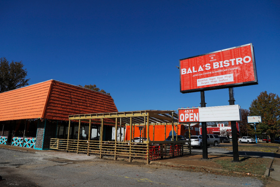 <strong>Bala&rsquo;s Bistro&rsquo;s new location on Elvis Presley Boulevard on Tuesday, Nov. 23, in Whitehaven.</strong> (Mark Weber/Daily Memphian)