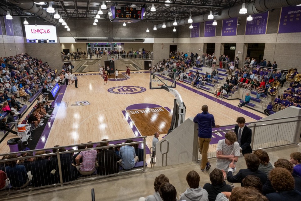 <strong>CBHS took on ECS in the opening of the new McNeil Family Fieldhouse, Tuesday, Nov. 23, 2021.</strong> (Greg Campbell/Special for The Daily Memphian)