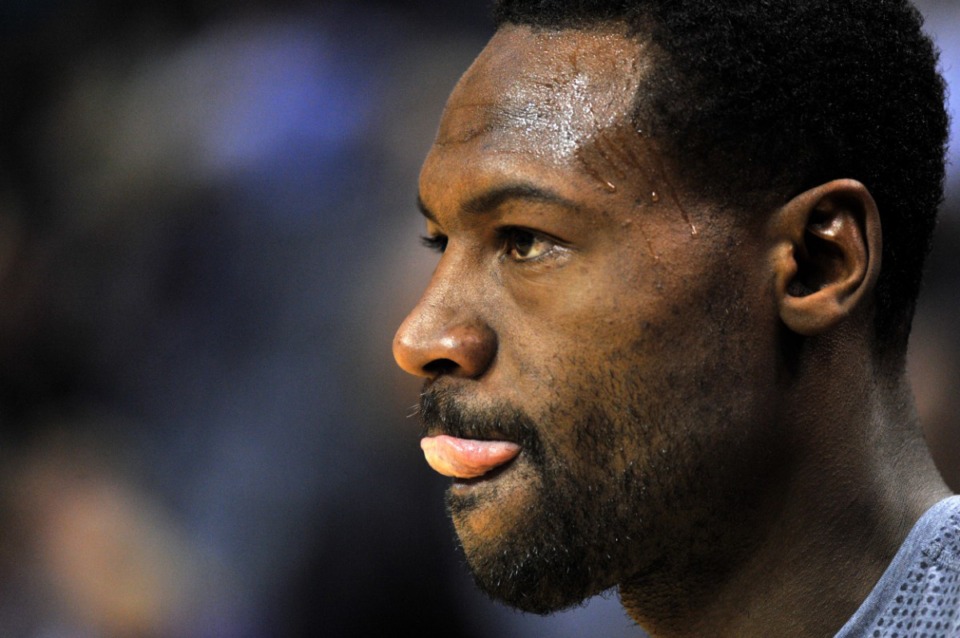 <strong>Former Grizzlies guard Tony Allen&nbsp; was arrested on Oct. 12 in connection with a group of past NBA players charged with defrauding the league&rsquo;s health care plan. He has pleaded not guilty.</strong> (Brandon Dill/Associated Press file)