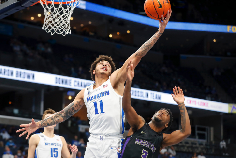 <strong>Coach Penny Hardaway has installed the Lion offense before Wednesday&rsquo;s game at Georgia. Will it help the players like Tigers guard Lester Quinones (11) cut down on the 20-plus turnovers per game the Tigers currently commit?</strong> (Mark Weber/Daily Memphian file)