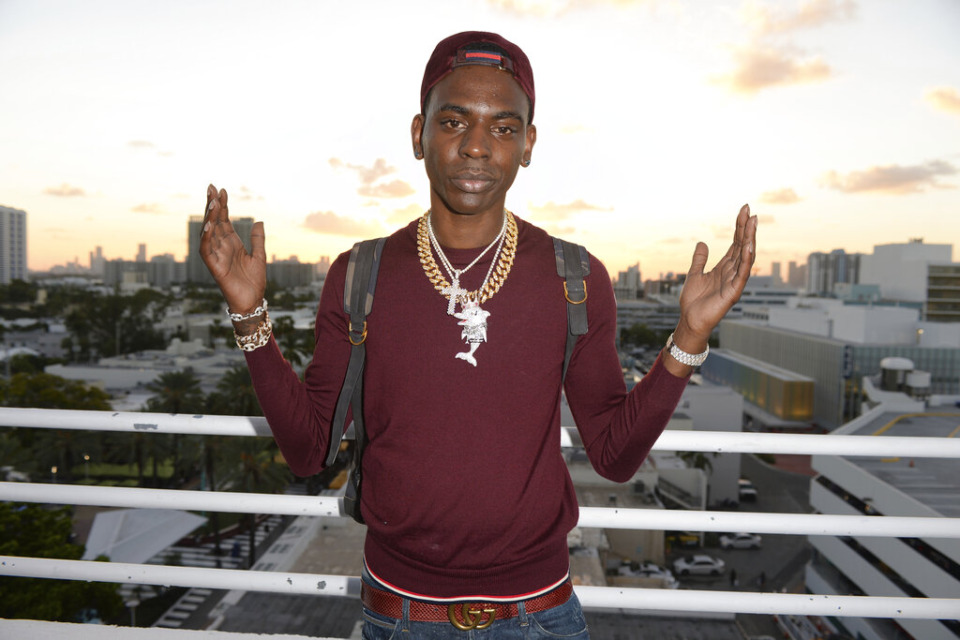 <strong>Young Dolph posed for a portrait at a party in Miami Beach in 2018.</strong> (AP file, credit: mpi04/MediaPunch /IPX)