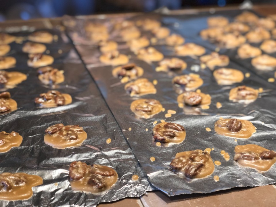 <strong>Homemade pecan pralines are a holiday tradition in Jennifer Biggs&rsquo; home.</strong> (Jennifer Biggs/The Daily Memphian)