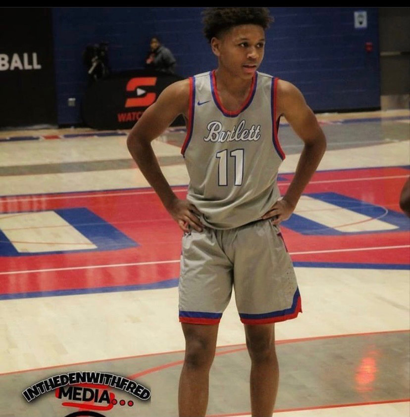 <strong>Bartlett High School Panthers point guard Terrance Jacobs Jr., seen here in July, had a good night against Knoxville Catholic.</strong> (Submitted)