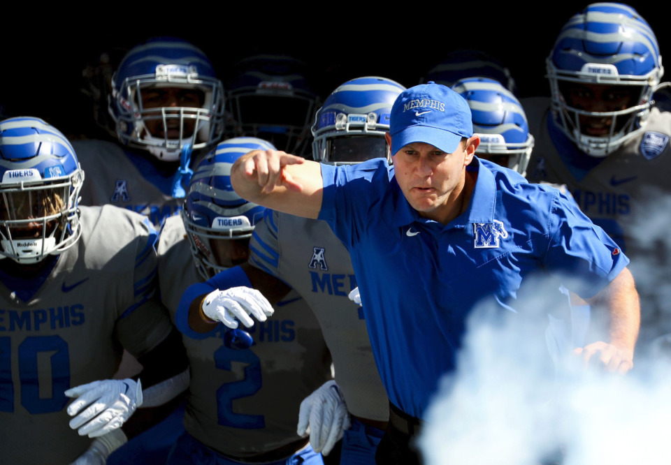 <strong>University of Memphis head coach Ryan Silverfield received his 13th commitment today, just four days before signing day. The commitment of JUCO tight end Anthony Landphere was the first tight end to commit in this class.</strong> (Patrick Lantrip/Daily Memphian file)