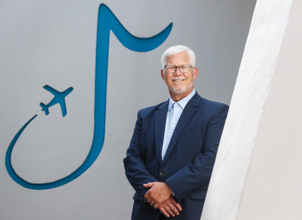 <strong>Scott Brockman, A.A.E., President and CEO of the Memphis-Shelby County Airport Authority, in a file photo from earlier this year. The airport has announced several new flights this week.</strong> (Mark Weber/The Daily Memphian)