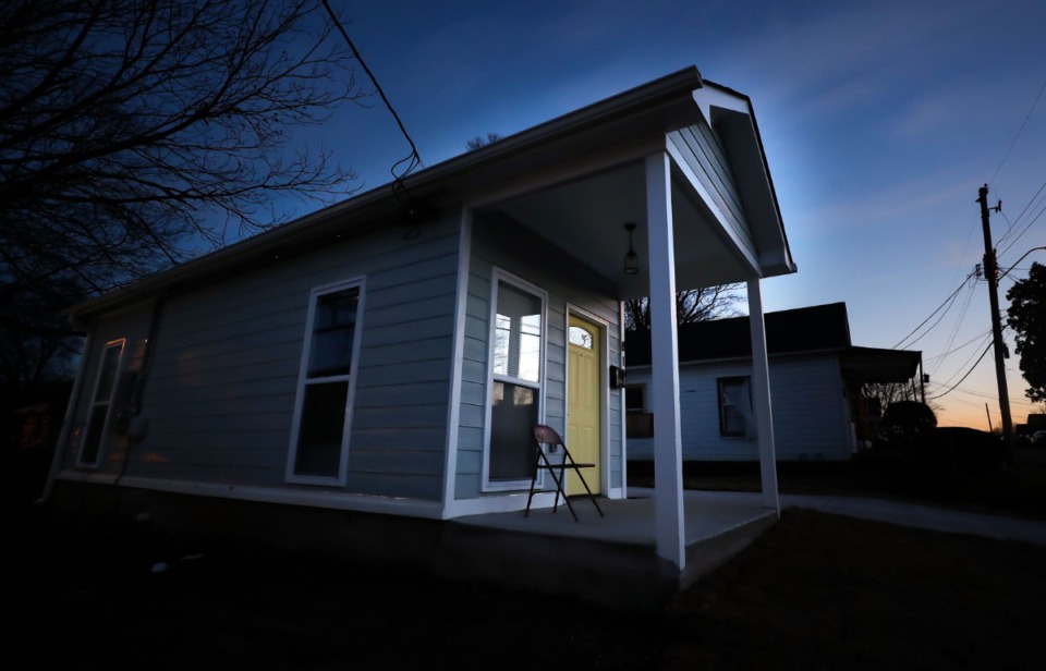 <strong>Homes for Hearts and its partner organizations are building tiny houses to help combat homelessness. The homes&nbsp;</strong><strong>are planned to be built in cottage courts in Raleigh, Orange Mound and other neighborhoods. </strong>(Patrick Lantrip/Daily Memphian)