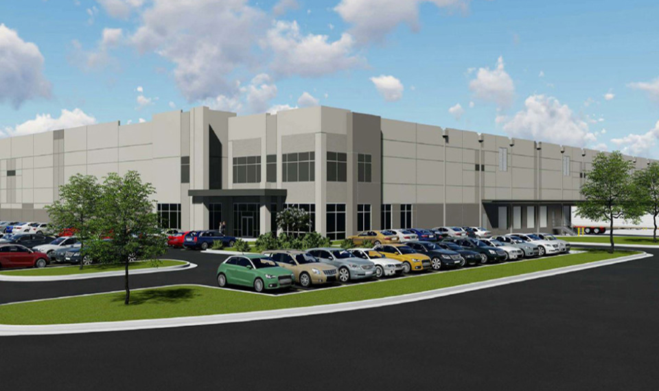 <strong>A planned distribution center at U.S. 72 and Miss. 302 in Marshall County, Mississippi, will include a 950,000-square-foot warehouse. The facility will be called I-269 Logistics Center.</strong> (Courtesy: Core5)