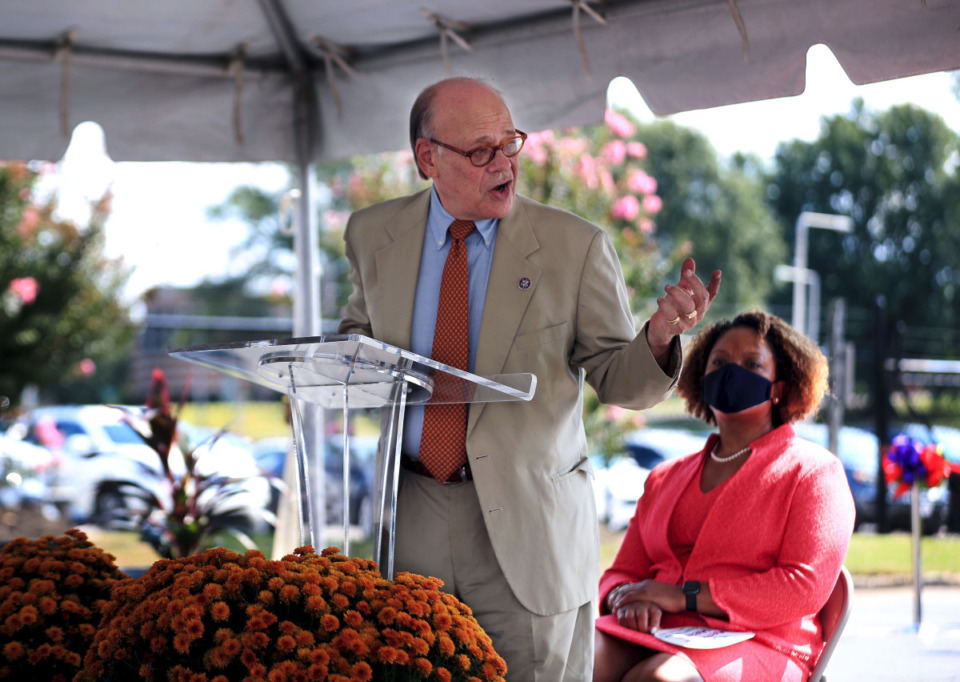 <strong>U.S. Rep. Steve Cohen spoke at a ribbon cutting of the Memphis Health Center's mobile health clinic van Oct. 7, 2021. Cohen&rsquo;s district boundaries within Shelby County wouldn&rsquo;t change much in the redistricting proposal.&nbsp;</strong>(Patrick Lantrip/Daily Memphian file)&nbsp;