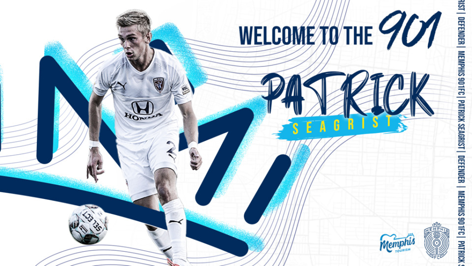 <strong>Patrick Seagrist&nbsp;arrives in Memphis after playing for Indy Eleven last season on loan from MLS club Inter Miami.</strong> (Courtesy 901 FC)