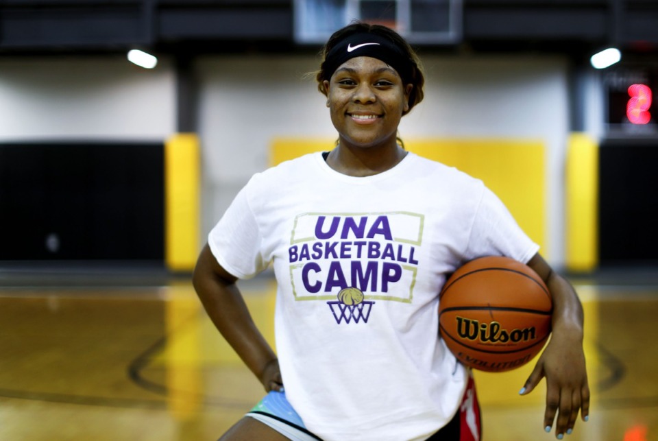 <strong>Memphis Business Academy's Crysti'anna Whitehead has been nicknamed&nbsp;&ldquo;Shaq&rdquo; for her ability to succeed playing bully ball in the low post.&nbsp;</strong>(Patrick Lantrip/ The Daily Memphian)