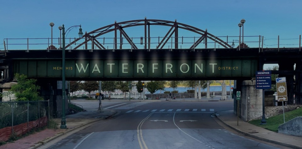 <strong>The $62 million Waterfront District is one of four capital projects for which the city is seeking state funding.</strong> (Courtesy Waterfront District proposal)