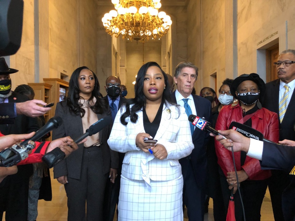 <strong>State Sen. Katrina Robinson of Memphis was expelled from the state Senate Wednesday, Feb. 2. By a partisan vote, the Senate expelled her following guilty convictions on two wire fraud charges. </strong>(Ian Round/Daily Memphian)