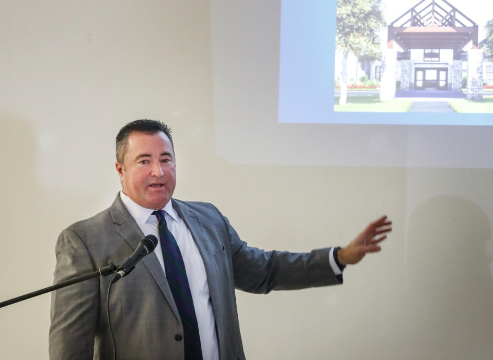 <strong>&ldquo;Arlington has always been more of a residential-type community, and now we&rsquo;re seeing that commercial growth,&rdquo; Arlington Mayor Mike Wissman told the town&rsquo;s Chamber of Commerce on Wednesday, Feb. 9. In 2021, the town logged&nbsp;74 single-family home permits, down from 152 in 2020.</strong> (Mark Weber/Daily Memphian)