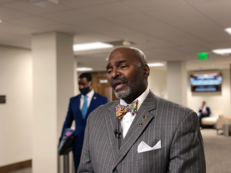 <strong>State Rep. G.A. Hardaway (D-Memphis) invited Artemis Rayford&rsquo;s family to Nashville to testify before two General Assembly committees. Hardaway is sponsoring two bills targeting gang members.</strong> (Ian Round/Daily Memphian)