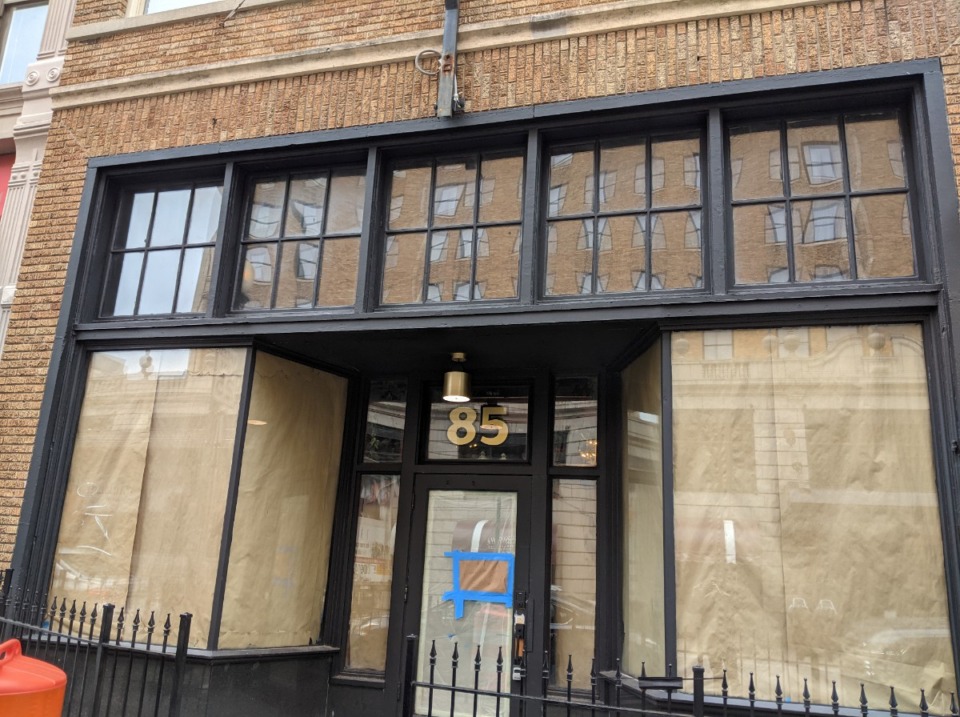 <strong>Outside Supper Club on 2<sup>nd</sup>, located at 85 S. Second St. in downtown Memphis. The 60s and 70s-inspired restaurant and bar is expected to open in early spring 2022.</strong> (Neil Strebig/The Daily Memphian)