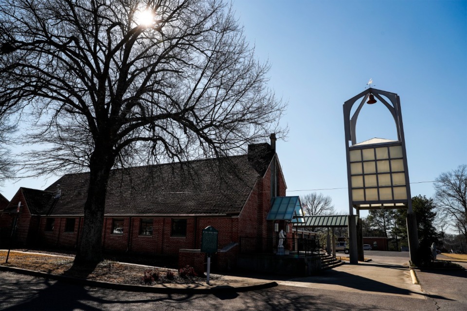 <strong>St. Ann Catholic Church in Bartlett on Wednesday, March 2, 2022. The church will kick off this Lent season with their annual Fish Fry Fridays.</strong>&nbsp;(Mark Weber/The Daily Memphian)