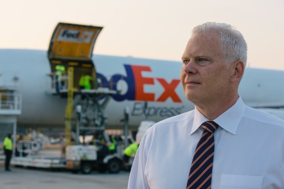 <strong>Richard W. Smith, seen here in 2021 as the regional president of the Americas and executive vice president,&nbsp;will become president and CEO-elect of FedEx Express.</strong> (Daily Memphian file)