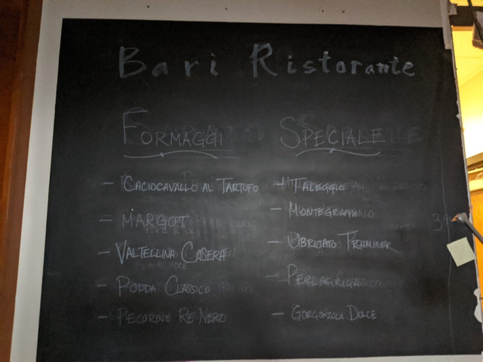 <strong>The former bar menu from Bari still sits on the chalkboard inside 22 Cooper St.</strong> (Neil Strebig/The Daily Memphian)