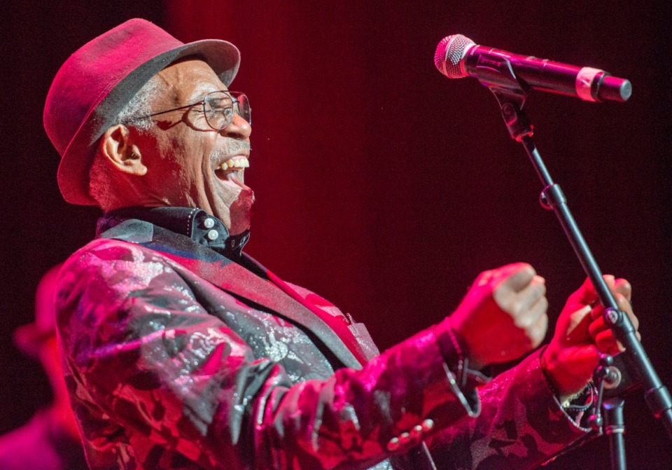 <strong>Memphis Music Hall of Fame inductee Don Bryant performs at the ceremony at the Cannon Center, Friday, November 8, 2019.</strong> (Greg Campbell/The Daily Memphian file)