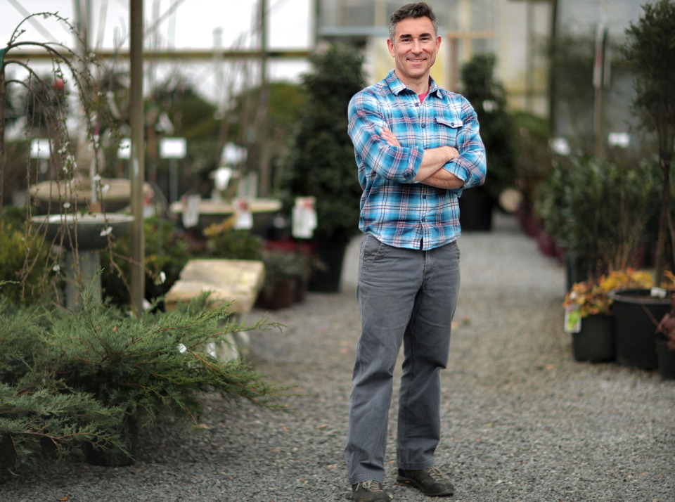 <strong>Brett Norman, the new owner of the Urban Earth garden center in Midtown, bought the lanscaping business, 1.4 acres and retail facilities from Greg Touliatos.</strong> (Jim Weber/Daily Memphian)