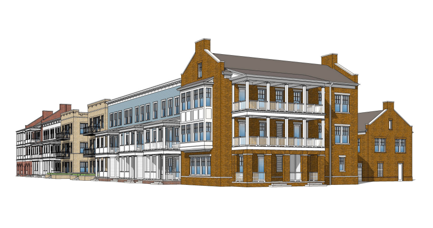 <strong>Boyle proposed townhouses at&nbsp;<span class="markl0ncf9675" data-markjs="true" data-ogac="" data-ogab="" data-ogsc="" data-ogsb="">Viridian</span>, a mixed-use project in Germantown. Boyle submitted a new plan to the city earlier this year.</strong> (Credit: Boyle)
