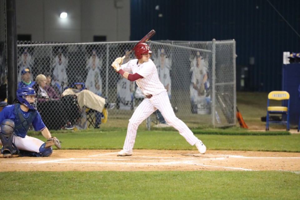 <strong>St. George&rsquo;s Wilson Whittemore&nbsp;hit a three-run homer to lead the team to a 7-2 victory over Munford on March 23. </strong>(Courtesy&nbsp;Lane Franklin)