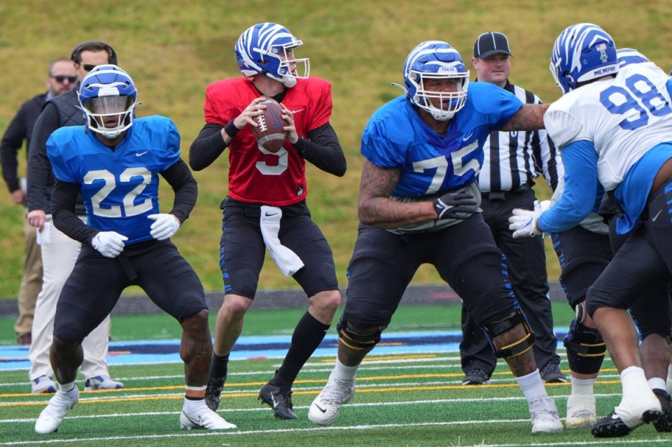 <strong>The University of Memphis Tigers&rsquo; spring scrimmage was held Saturday at Centennial High School in Franklin, Tennessee.</strong> (Harrison McClary/Special to The Daily Memphian)