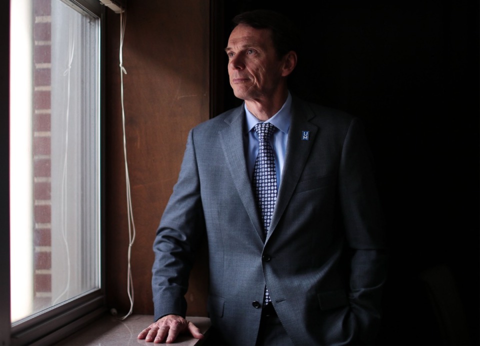<strong>On his second day in office,&nbsp;University of Memphis President Bill Hardgrave sat down with The Daily Memphian to discuss his vision for the university.</strong> (Patrick Lantrip/Daily Memphian)