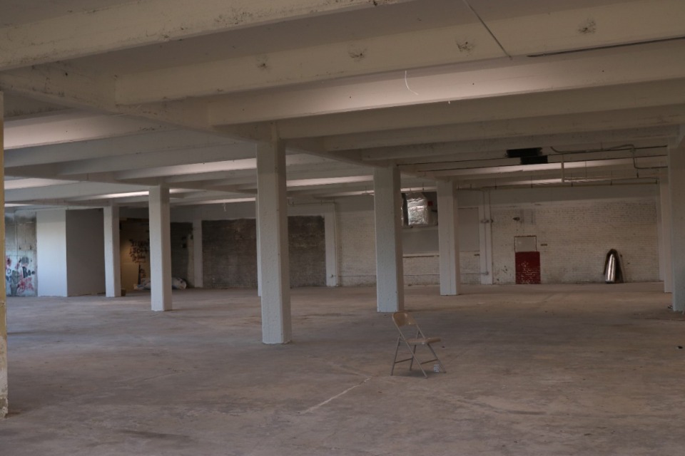 <strong>The second floor of the former Glass Factory building at 435 Madison Ave. awaits renovation by DSG.</strong> (Neil Strebig/The Daily Memphian)