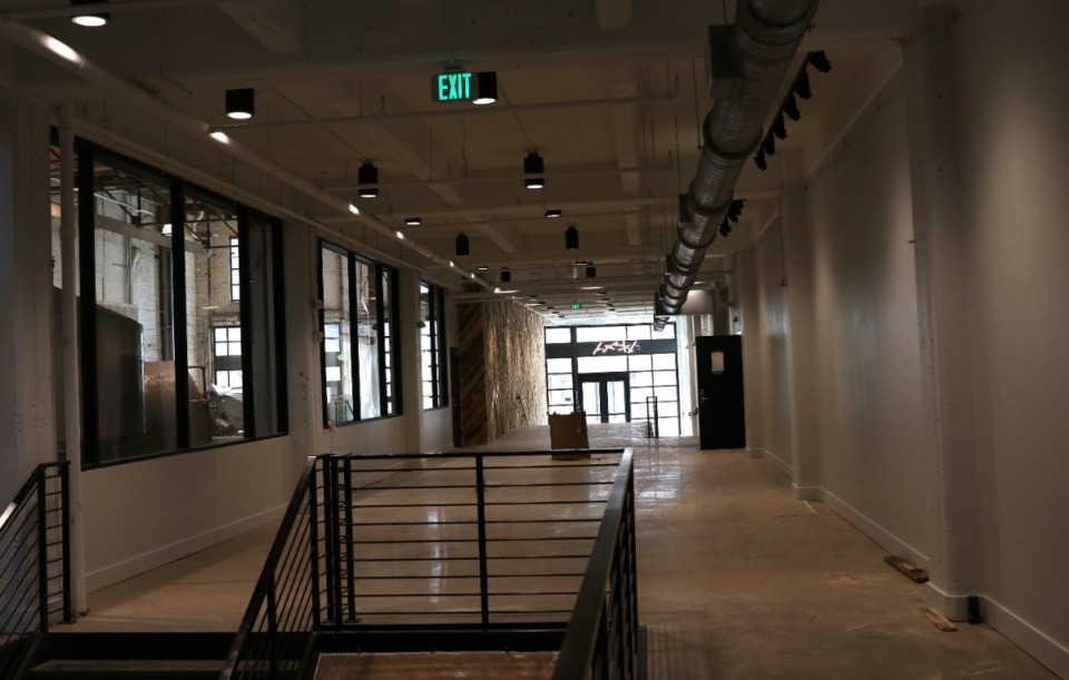 <strong>The ground floor communal space at The Ravine will serve as the Memphis Made Brewery taproom.</strong> (Neil Strebig/The Daily Memphian)