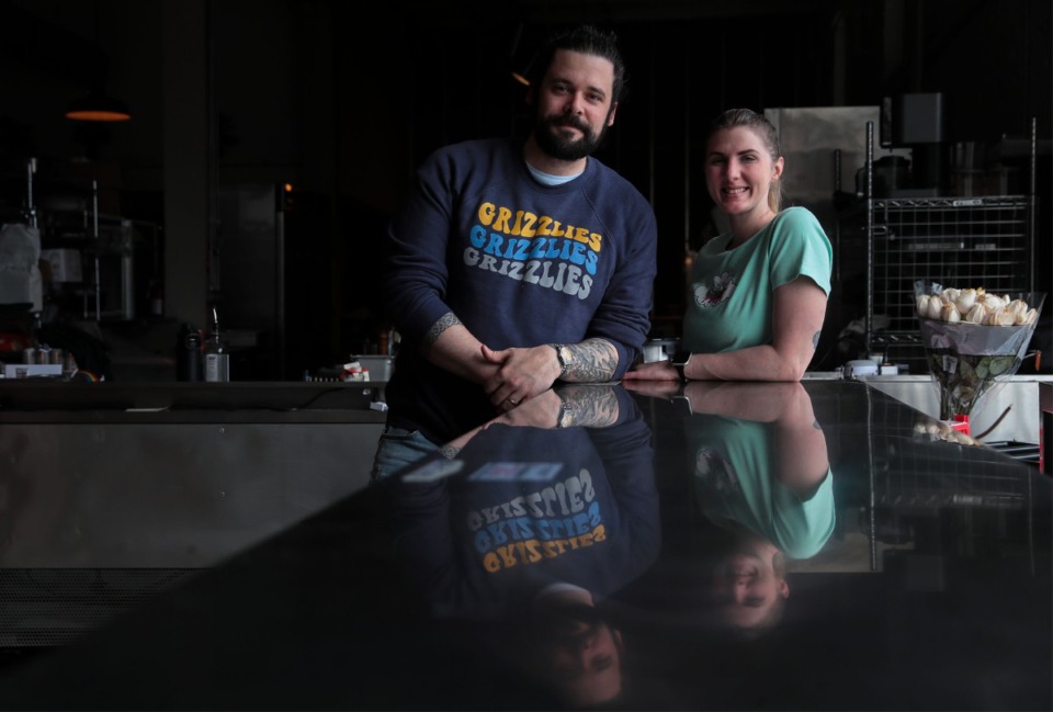 <strong>Meredith and Keith Clinton run the kitchen for Black Sheep Catering&nbsp;at 409 South Main St., which includes the ongoing CCC pop-up.&nbsp;A new restaurant is slated to open at the location later this year.</strong>&nbsp; (Patrick Lantrip/Daily Memphian)