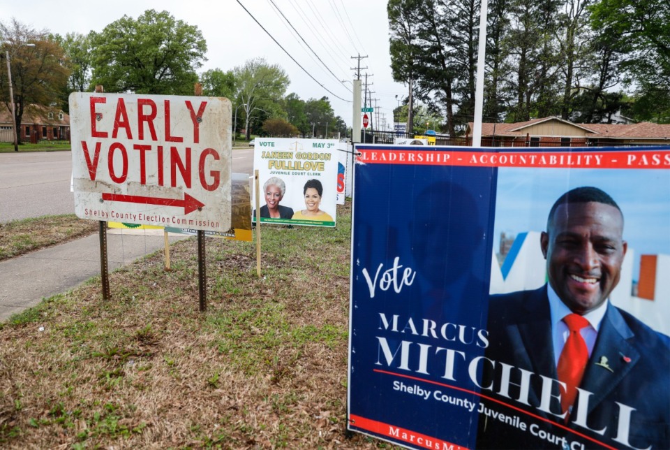 <strong>Abundant Grace Fellowship Church is one of 26 early voting locations in Shelby County.&nbsp;Early voting ends Thursday at 7 p.m. at all locations except Election Commission offices at 157 Poplar Ave., which close at 5 p.m.</strong> (Mark Weber/The Daily Memphian)