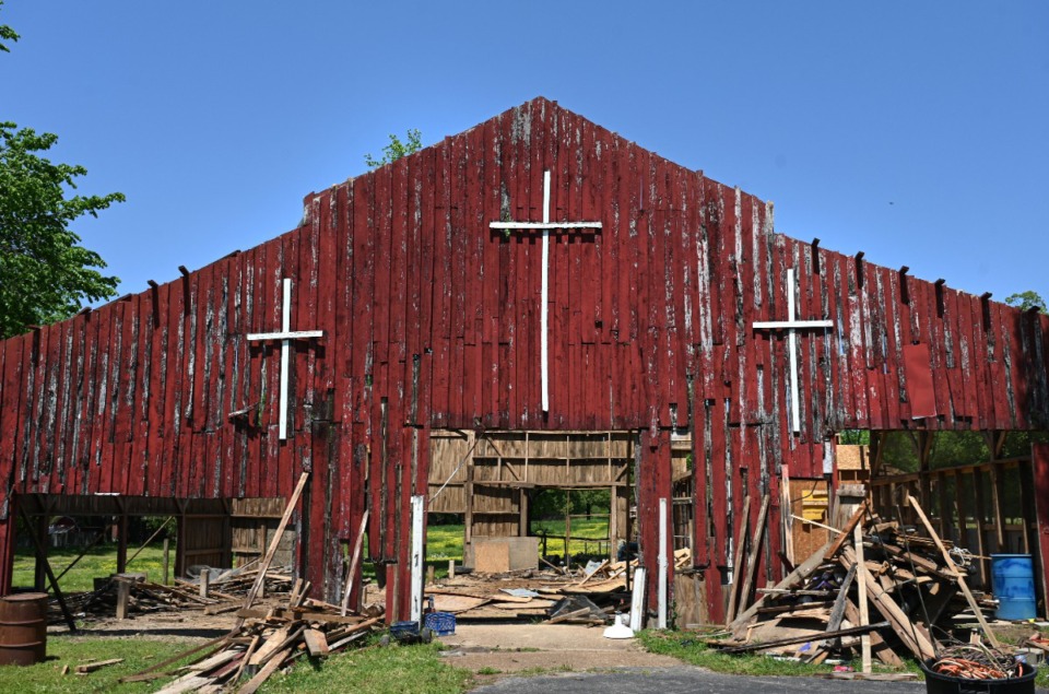 <strong>In addition to the wood and roofing material, old tools and machinery are also being recycled from the former Tennessee Baptist Children&rsquo;s Home.</strong> (Robert Dye/Special to the Daily Memphian)
