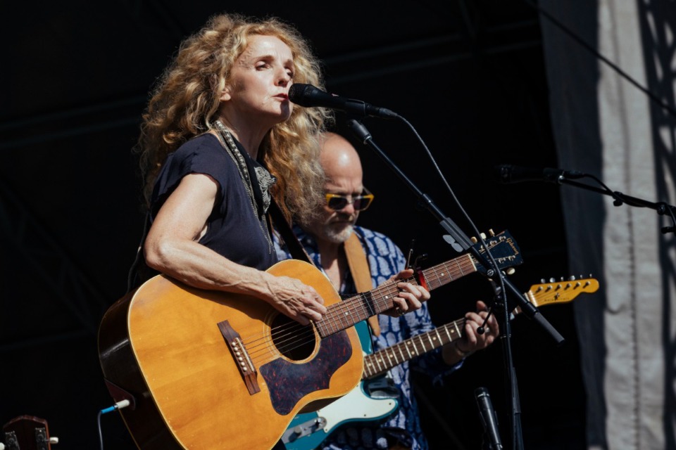 <strong>Patty Griffin and band performed Sunday afternoon at Beale Street Music Festival at the Fairgrounds.</strong> (Ziggy Mack/Special to The Daily Memphian)