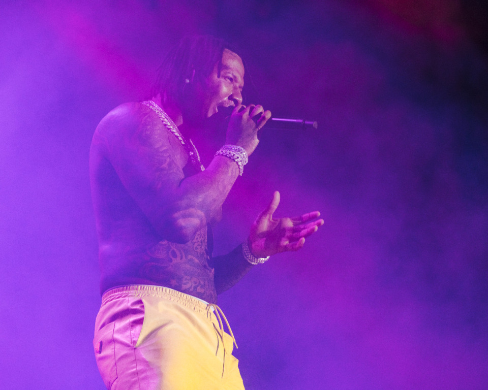 <strong>MoneyBagg Yo performs at Beale Street Music Festival on Sunday, May 1, 2022.</strong> (Ziggy Mack/Special to The Daily Memphian)<strong><br /></strong>