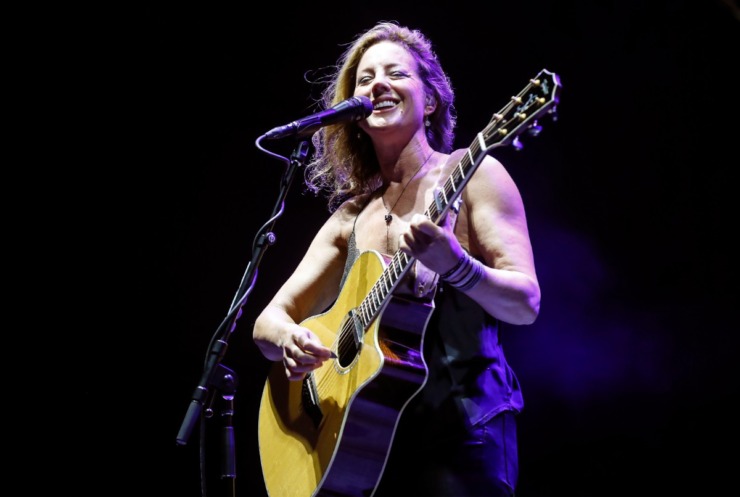 <strong>Sarah McLachlan performs during the first day of Beale Street Music Fest on Friday, April 29, 2022, at Liberty Park.</strong> (Mark Weber/The Daily Memphian)