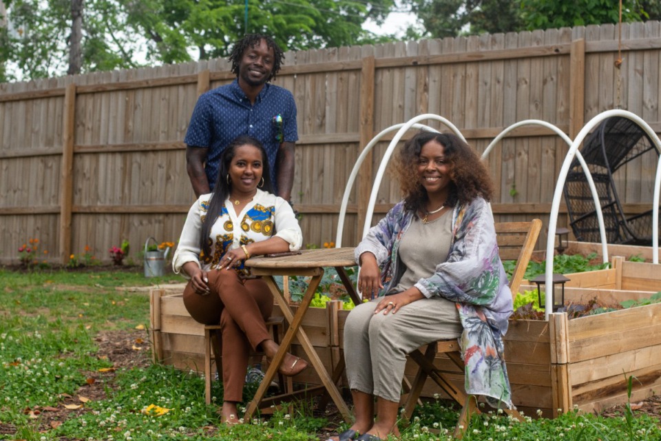 <strong>Bobby and Derravia Rich own Black Seeds Urban Farms, where artist Kris Keys, right, will host a Mother's Day event.</strong> (Daja E. Henry/Daily Memphian)