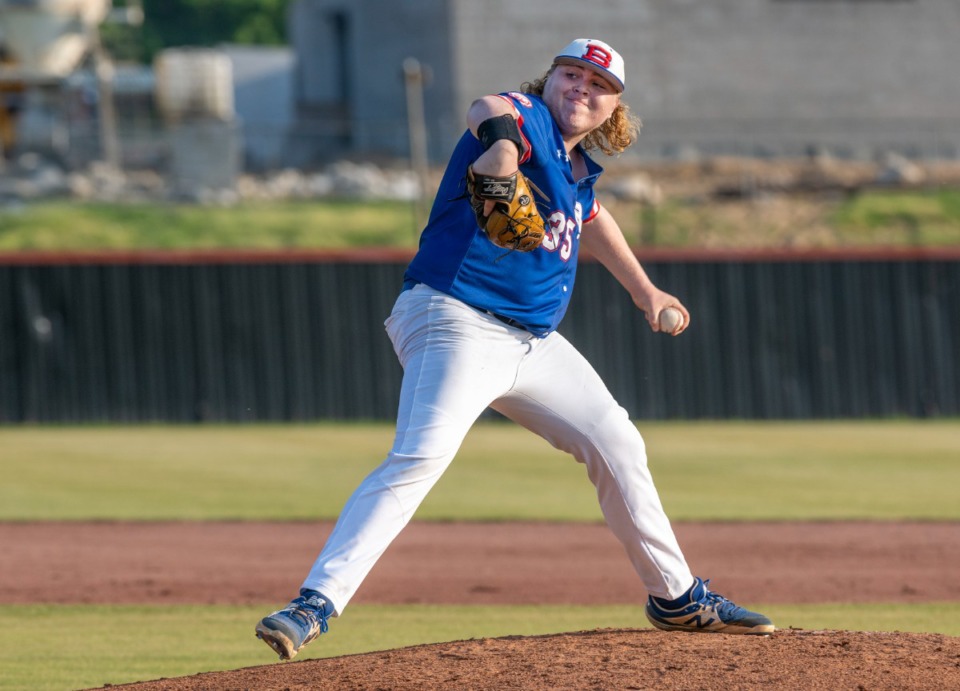 <strong>Bartlett&rsquo;s Reese Ellison kept the game against Houston close in the first four innings on May 10.</strong> (Greg Campbell/Special to The Daily Memphian)