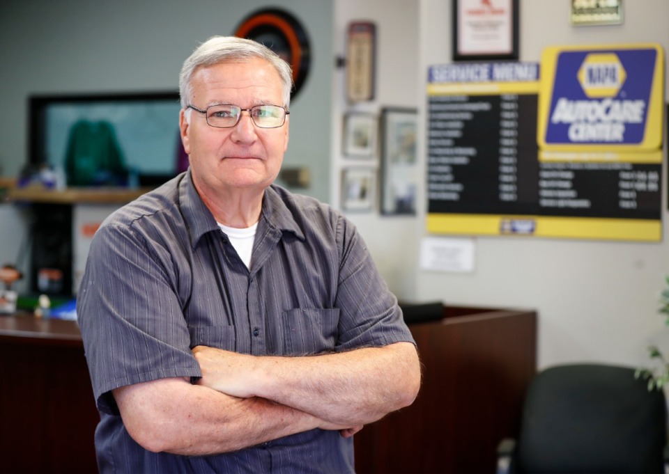 <strong>Alan Moseley is a service writer at his son&rsquo;s auto body shop, Moseley's Automotive. He says most customers have been patient about the longer wait times, but it can still be challenging to tell them they may be without their vehicle for some time.</strong>&nbsp;(Mark Weber/The Daily Memphian)