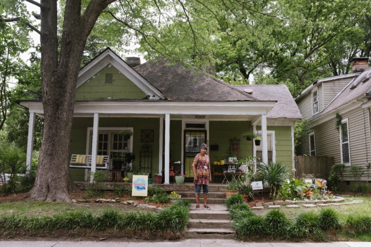 <strong>Mary Holman has lived in her house for 45 years.</strong> (Lucy Garrett/Special to The Daily Memphian)
