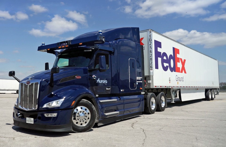 <strong>In September, FedEx announced it would enter a pilot program with California-based Aurora Innovation Inc. to test autonomous driving technology.</strong> (Courtesy FedEx)